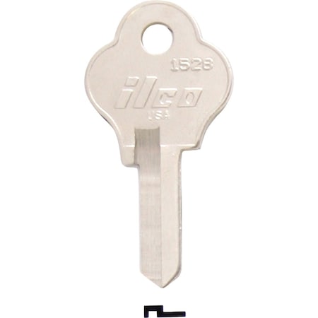 Ilco EMCO Nickel Plated Storm Door Key 1528, 10PK IAA01213002