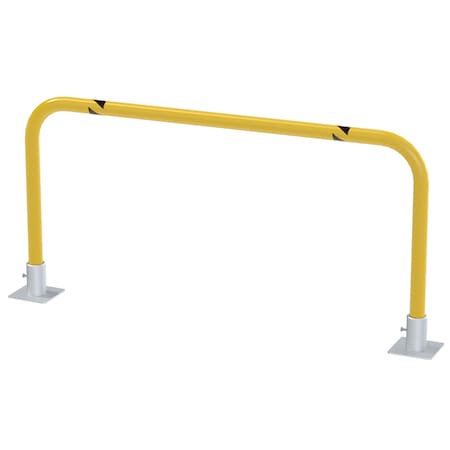 Vestil Steel Removable High Profile Machine and Rack Guard 48 In. x 24 In. x 2 In. Yellow HPRO-R-48-24-2