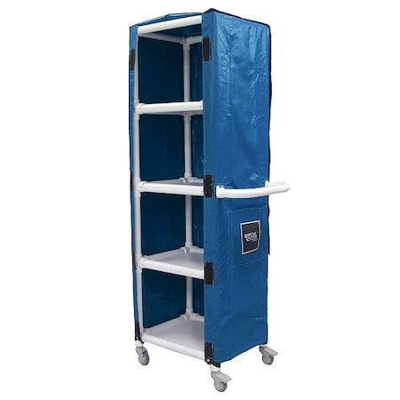 Royal Basket Trucks Linen Cart, 600 lb Capac., 24" L G24-BBX-4VA-4ULN