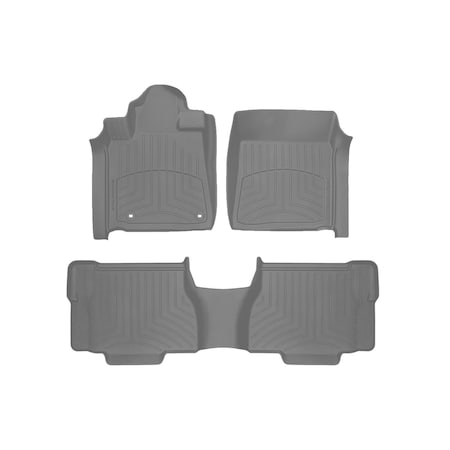 Weathertech Grey, Front and Rear FloorLiner HP 464081IM-460937IM