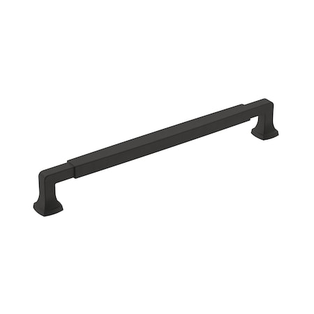 Amerock Stature 8-13/16 in 224 mm Center-to-Center Matte Black Cabinet Pull BP36890FB