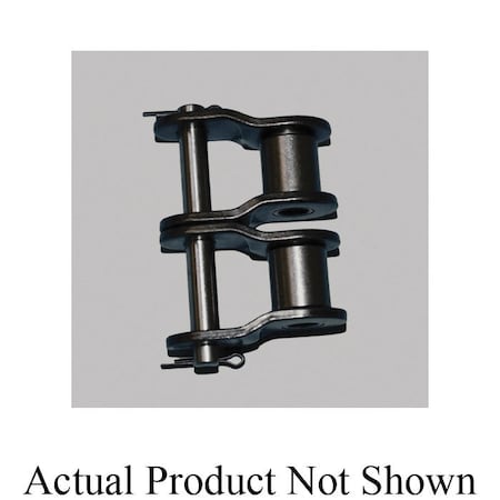 Tsubaki Double Strand Offset Link, #120 chain, 1-1/2 in Pitch, Carbon Steel 120-2NPOL
