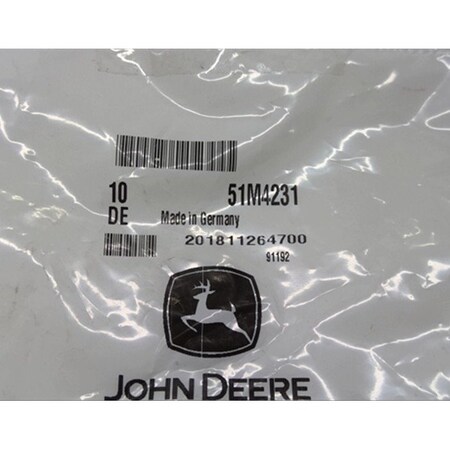 John Deere 10PK SEALING RING, JOHN DEERE OEM 51M4231  51M4231