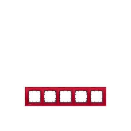 Siemens DELTA miro glass Frame 5-fold Authentic material glass ORIENT 374x 90 mm 5TG1205-3