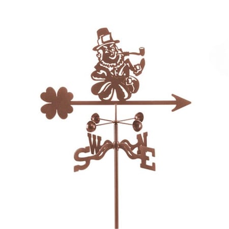 Ez Vane Leprechaun Weathervane with Four Sided Mount EZ1803-4S