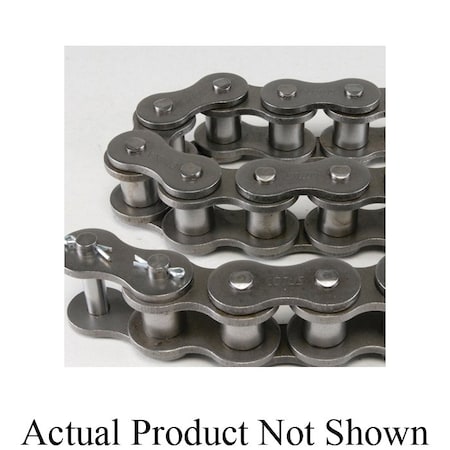 Tsubaki Lotus Double Extended P Conveyor chain, 10 ft OAL, 1.5P, .469 Dia x .5 W, 1/8 THK Plate C2060HLOTRB