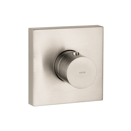 Axor ShowerSolutions Thermostatic Trim 5" x 5" in Brushed Nickel 10755821