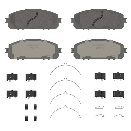 Wagner Brake OEX Front Disc Brake Pad Set Premium Ceramic,  OEX1843
