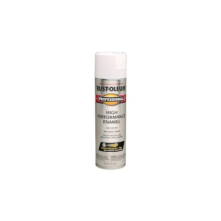 Rust-Oleum High Performance Enamel Spray Paint, Gloss, White, 15 oz, Aerosol Can 7592-838