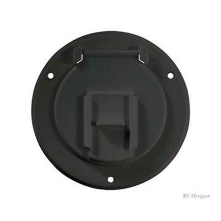 Rv Designer B123 4.3 x 2.3 in. Deluxe Hatch Cable Black S96-B123