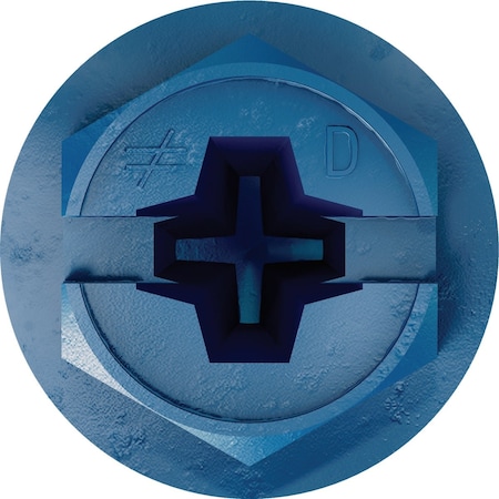 Simpson Strong-Tie Titen Turbo 1/4''x3-1/4'' Hex-Head Concrete & Masonry Screw Blue, 75 Ct. TNT25314HC75