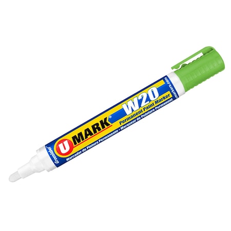 U-Mark Water Based Paint Marker Green, 12 PK 10853
