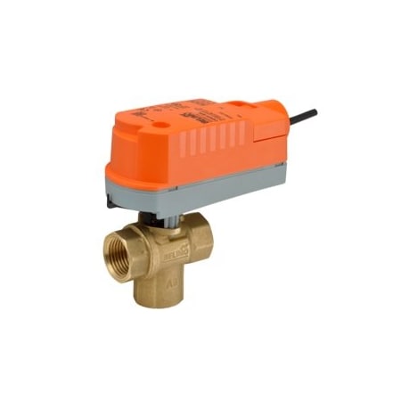 Belimo ZoneTight 0.5in 3 Way 2.7 Cv w/ Z3050Q-E+CQKB24-S-RR