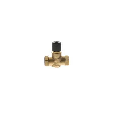 Siemens N/C Brz Valve, 24VAC, 2-Way NC, 34 Degrees to 122 Degrees F, 3/4" Female Inlet Size 599-01112