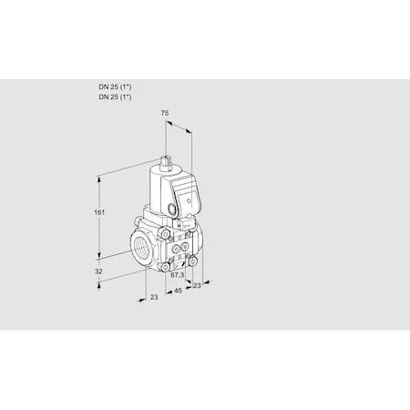 Honeywell Kromschroder VAS 1T25N/NQGR KS88003382