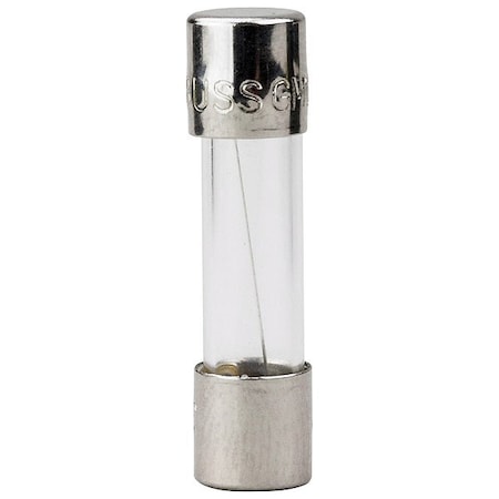 Eaton Bussmann Ceramic Fuse, GMA Series, Fast-Acting, 3A, 250V AC, Non-Indicating, 100 PK BK/GMA-3-R