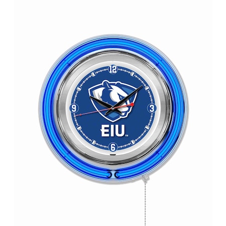 Holland Bar Stool Co Eastern Illinois University Double Neon 15" Clock Clk15EastIL