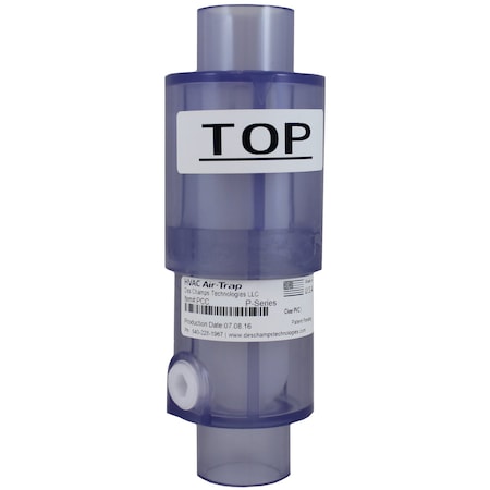 Supco Positive Pressure Trap, .75" x .75", Clr PPC34V