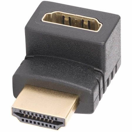 Startech.Com DOWN ANGLE HDMI 2.0 ADAPTER, MALE TO FEMALE, VERTICAL 90-DEGREE ANGLED HDMI PORT HDMI2HDMIMFDN