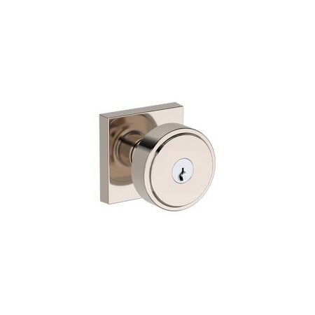 Baldwin Residential Door Knobs Keyed Entry Reversible Lifetime Bright Nickel ENVASCSR055