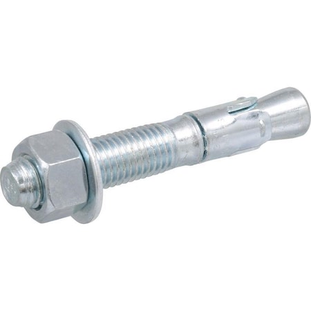 Hillman 5/8 in. D X 4-1/2 in. L Steel Round Head Wedge Anchor, 10PK 371947