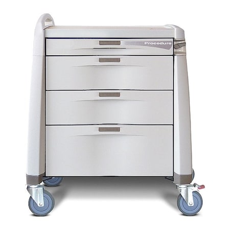 Capsa Healthcare Procedure Treatment Cart, 250lb, Assembled AM-PT-CMP-ELOK