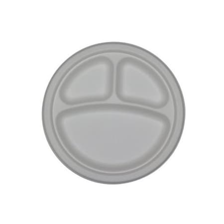 Asean P012 9 in. 3 compartment plate - 500 pcs, 500PK P012-NIA