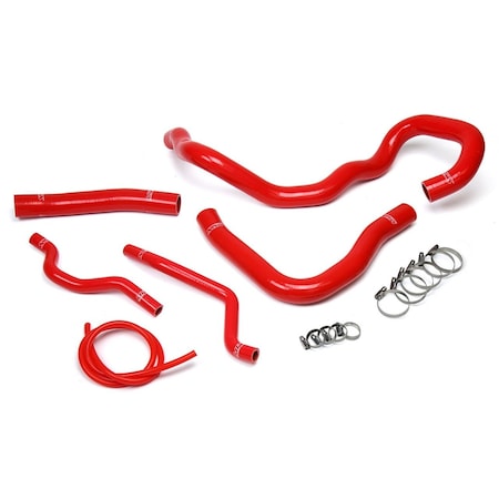 Hps Performance High Temp Reinforced Silicone Radiator and Heater Coolant Hose Kit, Red,  57-1609-RED