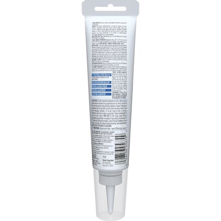 Ge Advanced Silicone Window & Door Sealant White 2.8 Oz. Tube 2810438