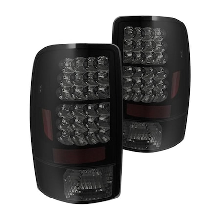 Laptopdigitalme LED Tail Lights for 2000-2006 Chevy Suburban Tahoe 1500-2500 - Black Smoke LA3893346