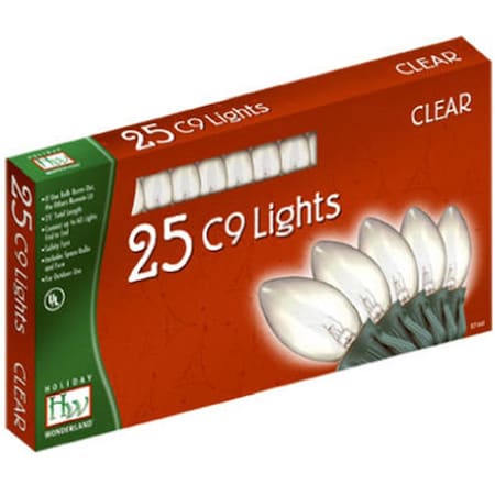 Noma Inliten 925C88 25 Light C9 Light Set Clear 821660