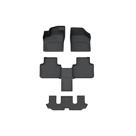 Weathertech Black, Front and Rear and Rear FloorLiner HP 4415501-441084-2-5IM
