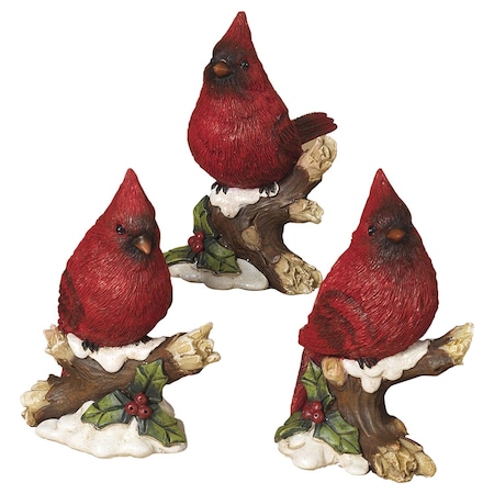Gerson Assorted Cardinals Table Decor 2007550