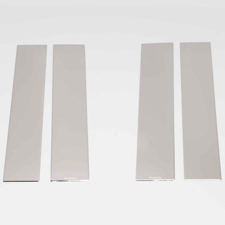 Putco Pillar Post Cover, Polished; Stainless Steel; 4 402670