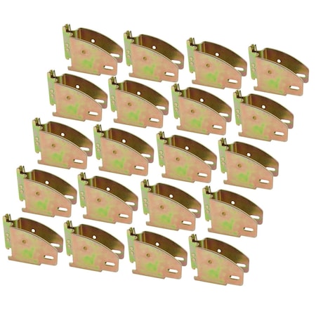 Mytee Products 20 Pack E Track Wood Holders Beam Socket Enclosed Trailer Truck Van Toy Hauler Cargo, 20PK ETKWx20