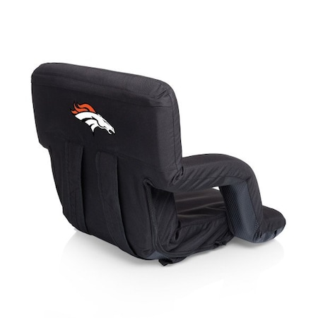 Picnic Time Family Of Brands NFL Denver Broncos - Ventura Portable Reclining Stadium Seat 618-00-179-104-2