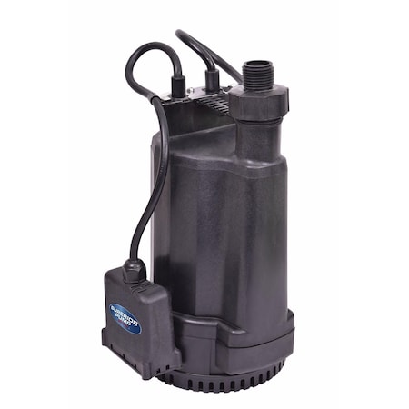 Superior Pump 2760 gph Thermoplastic Automatic Utility Pump 91346