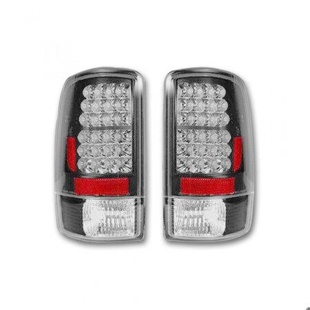Recon 00-06 TAHOE/YUKON/SUBURBAN/DENALI LED TAILLIGHTS SMOKE LENS DRIVER/PAS 264177BK