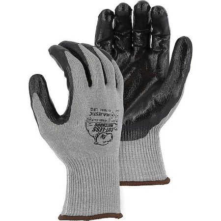 Majestic Glove Cut-Less Watchdog Glove, Grey, Large, PR 35-7660/L