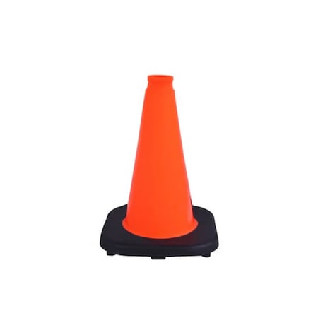 Traffic Kontrol 12in Traffic Safety Cone - 1.7 Lbs - Orange - No Reflective Collar - 1PC TKTC-12-1.7-OR-NC