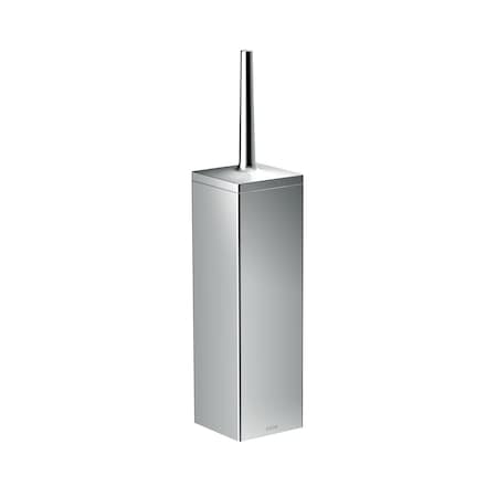 Axor Universal Rectangular Toilet Brush Holder, Wall-Mounted in Chrome 42655000