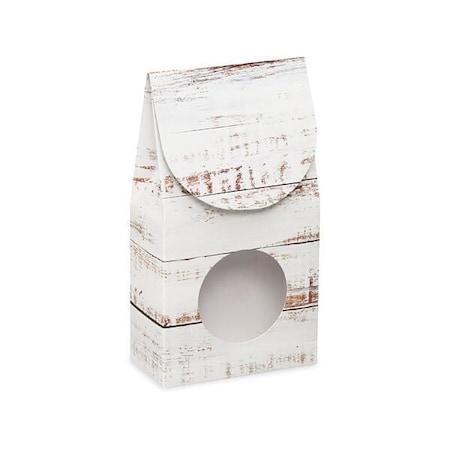 Nashville Wraps Distressed Wood Gourmet Window Box, Small 3.5x1.75x6.5, 6PK GWDW