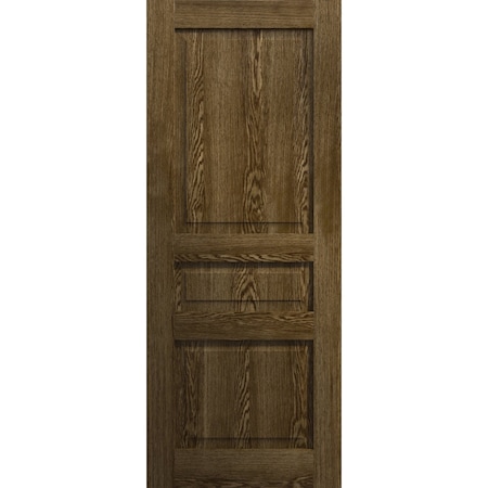 Sartodoors Slab Door Panel 28 x 96 inches, Ego 5012 Marble Oak, Wood Veneer Doors, Pocket Closet Sliding Bar EGO5012S-DMR-2896