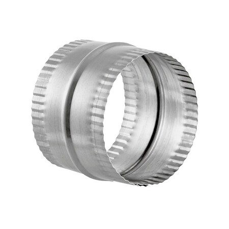 Lambro Duct Connector, 4 in Union, Aluminum 244