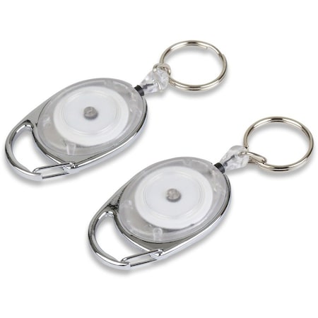 Tatco Key Chain w/Chrome Carabiner, Package Quantity 6, 6 PK 58200
