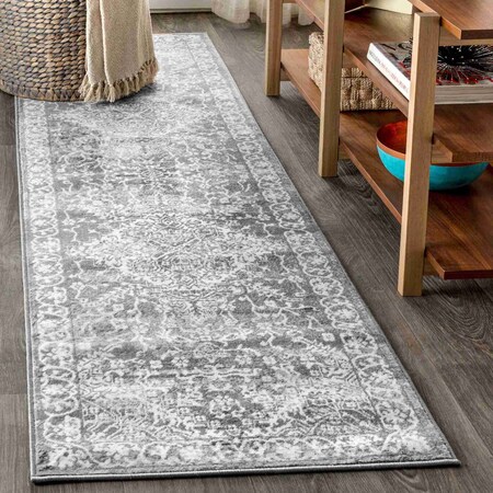 Jonathan Y Modern Persian Vintage Medallion Light Gray 2 ft. x 8 ft. Runner Rug MDP100A-28