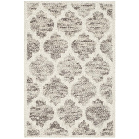 Safavieh Himalaya Accent Area RugGrey & Ivory 2 x 3 ft. HIM121A-2