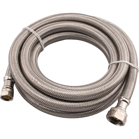 Do It Best ProLine 3/8'' C X 1/2'' F X 96'' L. Braided Stainless Steel Faucet Supply Line 496-021