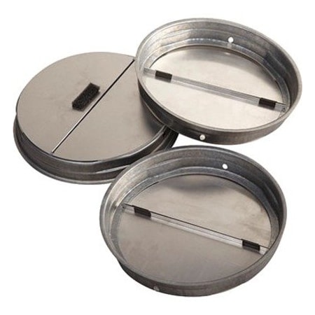 Broan-Nutone BP87Q 7 in. Damper for Round Discharge Range Hood; Galvanized BP87Q