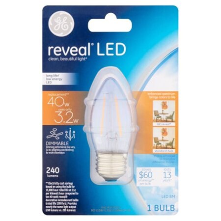Current 3 watt Medium Base LED Bulb - Clear 223910